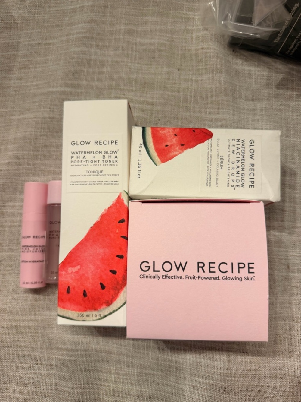 Glow Recipe Watermelon Glow Toner & Pink Packaging Set